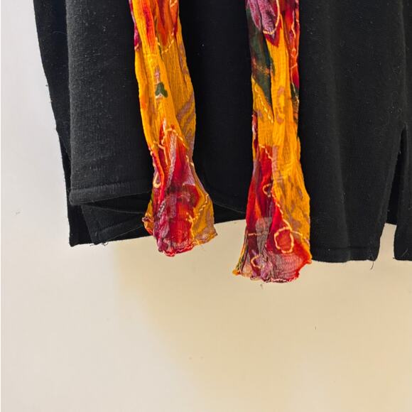 Vintage 90's Vibrant Skinny Scarf - Picture 4 of 6